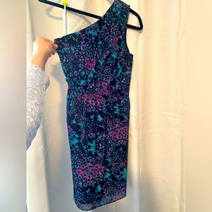 One shoulder cocktail dress